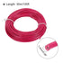 MECCANIXITY 24AWG Wire 24 Gauge Stranded Wire PVC Hookup Wire, Electrical Wire UL1007 Tinned Copper Wire 30m/100ft Red for Internal Connecting Wir...
