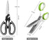 Kitchen Scissors 3 Pack - Lifetime Replacement Warranty - Heavy Duty Stainless Steel Cooking Shears for Cutting Meat, Food, Fish, Poultry Multipur...