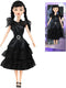 11.5 Inch Girls Dolls, Black Dolls, Black Dress, Halloween Christmas Dolls, Birthday for Girls Fans Kids...