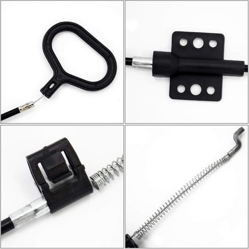 Nonley Sofa Recliner Cables, 2 Pack Couch Release Cables Recliner Replacement Parts D Ring Couch Recliner Pull Handle, Hook Exposed Cable with S T...