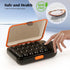 21girds Pill Organizer 7 Day, 3 Times a Day Large Weekly Pill Box, Push Button Daily Pill Case for Vitamin, Fish Oil, Supplements Waterproof...