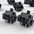 GATERON Oil King V2 Pre-lubed Keyboard Switches, 5-Pin 55gf Black Linear Switches Compatible for MX Mechanical Keyboard DIY(10PCS,Black)...