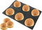 Bluedrop Silicone Bun Bread Form Round Shape Bread Tray Perforated Bakery Molds...