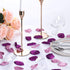 Artificial Silk Rose Petals 300pcs Reusable Fake Purple Flower Petals for Wedding Anniversary Romantic Night Valentines Party Dinner Table Decorat...