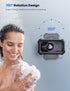 Lamicall Shower Phone Holder Waterproof - 480° Rotatable Retractable Adjustable Shower Phone Case Holder, Bathroom Wall Phone Mount Stand Water Pr...