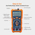 Auto-Ranging Digital Multimeter, TRMS 6000 Counts AC DC Voltmeter Ohm Volt Amp Meter, Electrical Multimeter Tester with NCV, Measure Capacitance C...