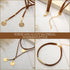 6 Pcs Boho Layered Suede Necklace Long Suede Choker Necklace Black Brown Suede Choker with for Women Teen Girls Jewelry birthday Gift...