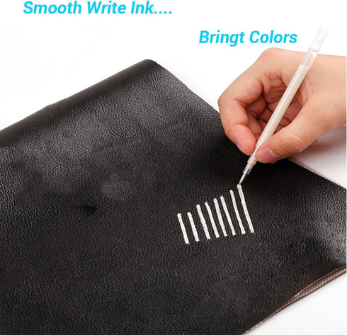 Heat Erasable Fabric White Marking Pens with 20 Refills for Tailors Sewing and Quilting Dressmaking, White Heat Erase Pens of Fabrics....