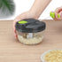 Multi-Function Manual Food Chopper & Processors with Handle and Cover,Vegetable Chopper Shredder,Garlic Press,Suitable for Onions Garlic Peppers C...