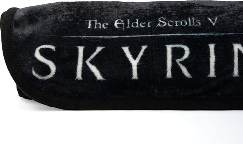 The Elder Scrolls Skyrim Video Game Fleece Throw Blanket | Skyrim Soft Blankets and Throws | Official The Elder Scrolls Skyrim Throw Blankets | Me...