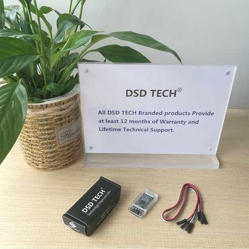 DSD TECH HM-10 Master and Slave Bluetooth 4.0 LE iBeacon Module Compatible with iPhone and iPad with 4 PIN Dupont Cable for Arduino...