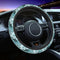 KiuLoam Watercolor Ocean Sharks Car Steering Wheel Cover, Universal Fit 15 Inch Steering Wheel Cover Protector for SUV Sedan Vans Trucks for Women...