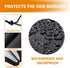 2 PCS Car Side Mirror Snow Cover, 12.9" x 10.6" 210D Silver-Coated Oxford Cloth Waterproof Dustproof Side Mirror Cover, All-Season Protection Mirr...