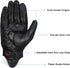 Full Finger Goat Skin Leather Touch Screen Motorcycle Gloves Men S,M,L,XL,XXL (Non-Perforated, L)...