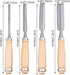 Semicircle Chisel Inner Edge Woodworking Gouge for Carpenter Wood Hand Chisel Tool Pack of 4...