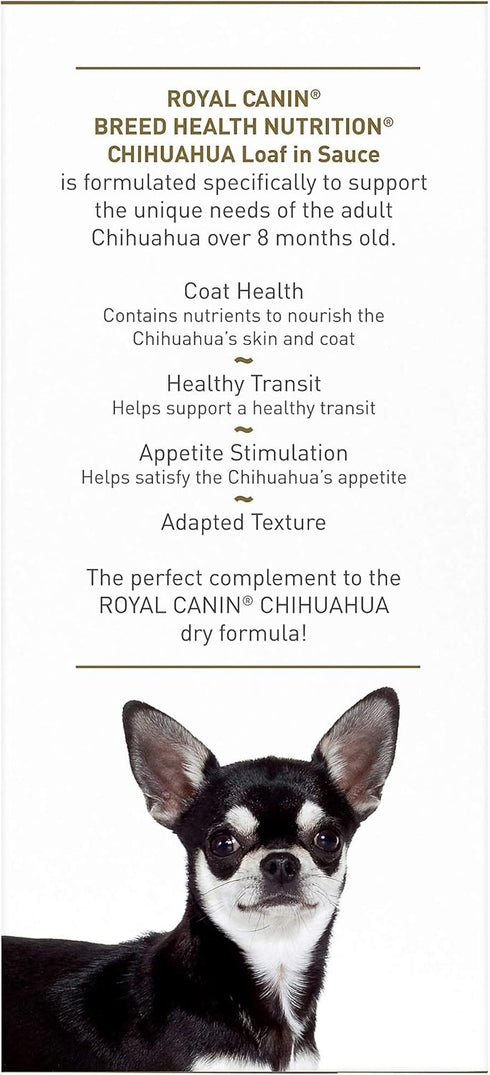Royal Canin Chihuahua Adult Breed Specific Wet Dog Food, 3 oz. can...