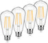 4-Pack Vintage LED Edison Bulbs 100W Equivalent 1400LM High Brightness 8W ST58 LED Filament Light Bulbs 3000K Warm White E26 Medium Base CRI90+ An...