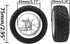 OD 75mm/2.95'' Rubber Tires & Plastic Wheel Rims 12mm Hex Compatible with Traxxas HSP Tamiya HPI Kyosho 1/10 On-Road Touring Racing Car,WLtoys 1/1...