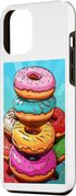 iPhone 12 Pro Max Doughnuts Pop Art Vintage Retro Baking Bakery Bakery Bakery Goods Case...