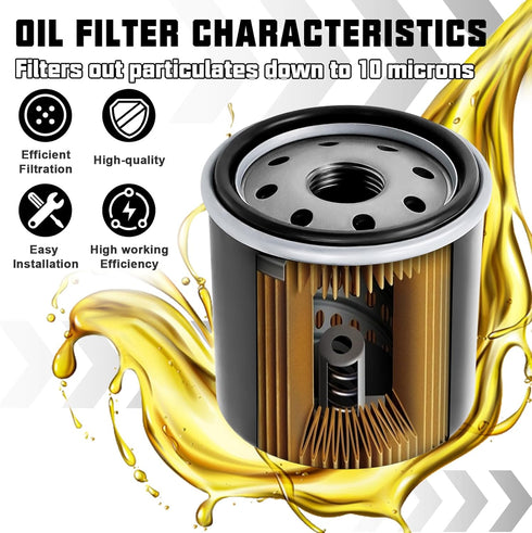 49065-2071,49065-2078 Oil Filter for Kawasaki Mule 600 610 SX KAF400 2500 2520 3000 620 3010 trans4x4 617 KAF620 Mule 2510 3010 3020 4000 4010 4x4...