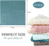 6 Pack Waffle Weave Dish Cloths, 13x13 Inch 100% Cotton Kitchen Towels for Washing Dishes - Super Absorbent, Quick Drying Dish Rags (Mixed Colors)...