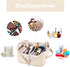 2022 Large Capacity Travel Cosmetic Bag, Makeup Bag Waterproof Portable Cosmetic Bag, Toiletry Bag for Skincare Cosmetics Toiletries with Handle a...