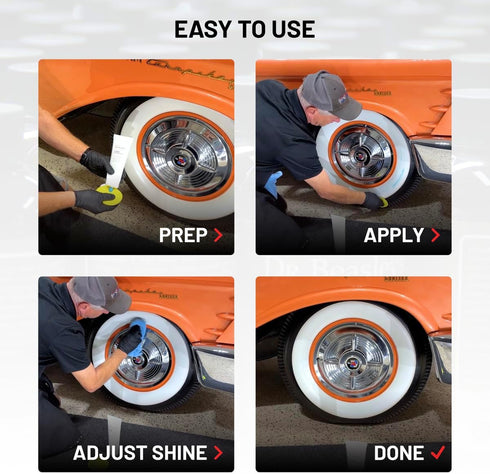 Dr. Beasley's Tire Conditioner 8 fl oz - Keeps Tires Looking New, Prevents Fading & Cracking, Resists UV, Restores Moisture & Color, Control Level...