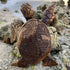 6-Inches Imitative Wood Carving Sea Turtle Statue Resin Hawaiian Turtles Sculpture Garden Tortoise Figurine for Home Decoration Outdoor Patio Lawn...