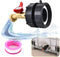 275-330 Gallon IBC Tote Water Tank Adapter(2.4" Fine Thread)?IBC Tote Adapter with 1/2 NPT Thread Garden Hose Ball Valve(Lead-Free),IBC Tote Fitti...