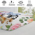 Jungle Safari Animals Tropical Leaves Flowers Changing Pad Cover Lion Elephant Zebra Giraffe Hippo Change Table Covers for Boys Girls Soft Stretch...