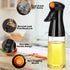 Olive Oil Sprayer for Cooking- 200ml Rotatable Nozzle Olive Oil Spray Bottle Premium Oil Mister with Brush Oil Spritzer for Air Fryer, BBQ, Salad,...