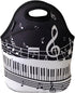 Wrapables Insulated Neoprene Lunch Bag, Musical Notes...