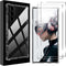 for ZTE Nubia Red Magic 9 Pro Case with Screen Protector (2-Pack), HD Scratch Resistance 9H Tempered Glass,Transparent TPU Shock-Absorption Flexib...