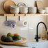 Tumbler Lid Organizer, Horizontal Tumbler Lid Storage Hook Up to 10 Lids, Space Saving Cup Lid Holders Under Cabinet Tumbler Lid Hook for Kitchen ...