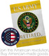 Breeze Decor US Army Garden Flag Armed Forces Rangers United State American Military Veteran Retire Official House Decoration Banner Small Yard Gi...