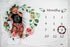 Baby Monthly Milestone Blanket for Girl & Boy - Floral Plush Fleece for Baby Photo – Baby Shower/Registry Gift – Baby Safe Soft Wrinkle Free - Swa...