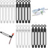 20pcs Silicone Cable Ties,Reusable Cable Management Organizer, Wire Ties?Travel Cord Ties?Cord Organizer for Bundling Cable Cords in Home,Office,K...