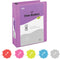 3 Ring Binder 1.5 Inch Purple, 1 ½ inch Binder Clear View Cover with 2 Inside Pockets, Colored School Supplies Office and Home – by Enday...