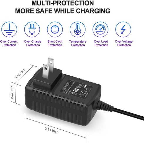 12.6V Charger for Coasteering Robotic Pool Cleaner Compatible with Coasteering Planet Pro, Planet, SP2, Automatic Robotic Pool Vacuum Cleaner Powe...