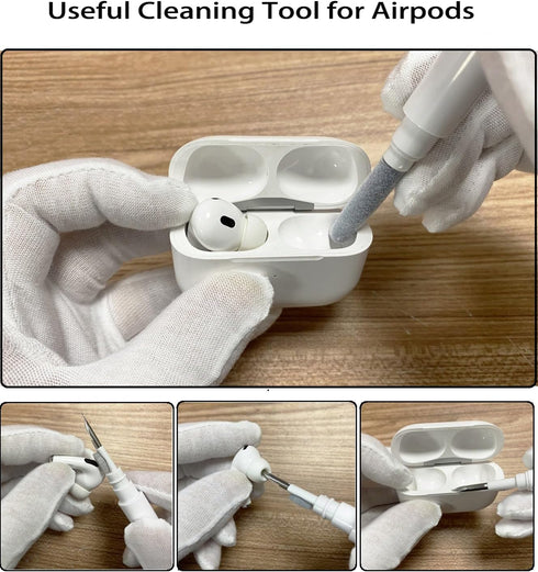 Olytop for Airpods 2nd 1st Generation Case Men Lock with Cleaner Kit, Rugged AirPod 2/1 Gen Protective Hard Cover Shockproof Skin Boys Women with ...