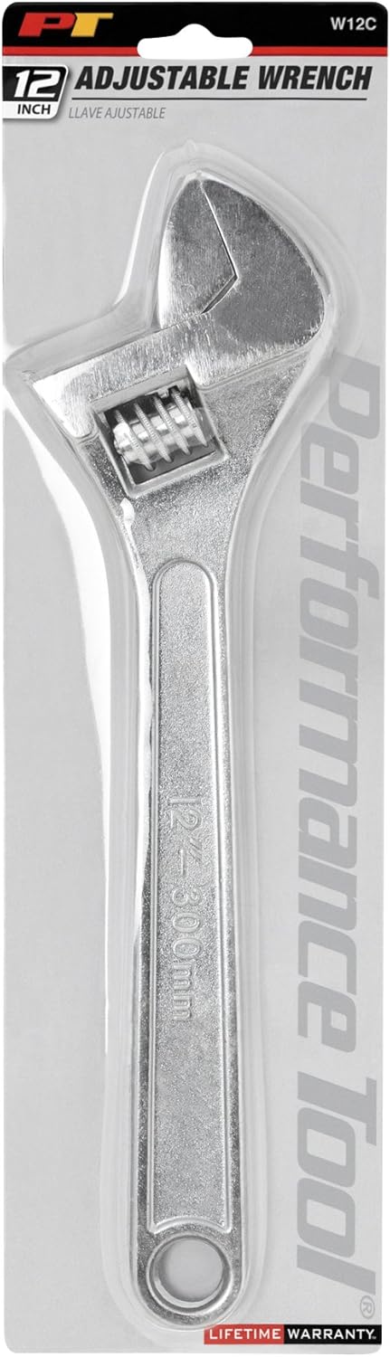 Performance Tool W12C 12-Inch Adjustable Wrench...