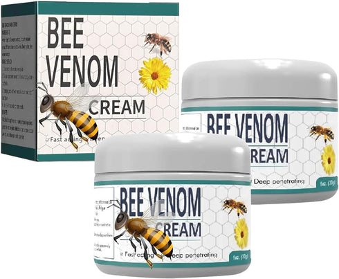 2pcs Bee Venom Cream,Australian Bee Venom Cream,for Back,Neck,Hands,Feet,Joints Etc...