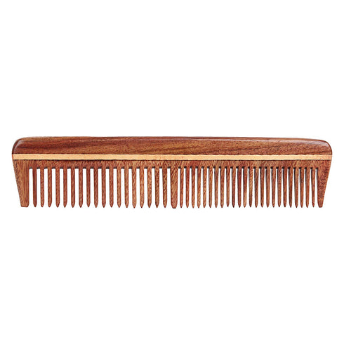 SVATV Handcrafted Rosewood Comb For Detangling Hair For Thick, Curly And Wavy Hair, Non-static And Eco-friendly With Wide Tooth For Grooming Hair ...