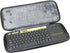 Hermitshell Hard EVA Travel Case fits Logitech K400 920-007119 Plus Wireless Touch Keyboard (PU Case for Logitech k400)...
