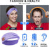 Bluetooth Headband for Women, HD Speakers Bluetooth 5.0 Wireless Headband Headphones, Fashion Grey Head Band with Knotted/Twist Design for Yoga, W...