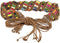 Bohemia Womens' Colorful Woven Belt Wax Rope Skirt Dress Belts...