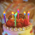Birthday Cake Candles Happy Birthday Candles Colorful Candles Holders Included (24pcs)...