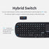 iPazzPort 2.4GHz Wireless Mini Keyboard with Touchpad Mouse Combo for Android TV Box/PC/Tablet/PS4/Raspberry Pi 3/HTPC KP-19SM...