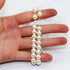 Set of 10 Elastic Pearl Wrist Corsage Bands DIY Flower Hand Corsages Bracelets Accessories for Wedding Festival Beach Party Prom (White B)...