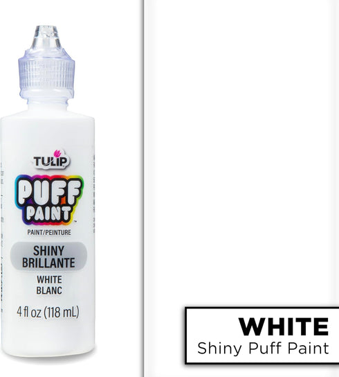 Tulip Puff Paint Slick White 4 Fl Oz (Pack of 1)...